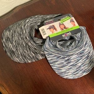 Scunci Set Of Two Visor Caps